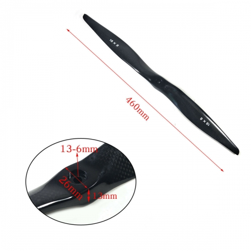 18x8inch Carbon Fiber Propeller 18inch Prop For RC Electric Plane Model Stronger